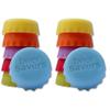 4x Beer Saver For Beer Lovers Red One Size Creative Silicone Wine Bottle Cap Creative Home Preserving Cap Soft Rubber Stopper (random Colour) - DD