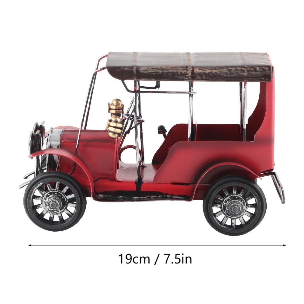 Miniature Classic Car Model Handmade Miniature Car Model Antique Car Ornament Kitchen Ornaments