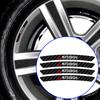 rvcr3 Car Styling 4PCS Carbon Fiber Car Motorcycle Wheel Rim Decorative Stickers For Mitsubishi Asx Lancer 10 9 Outlander 2013 Pajero