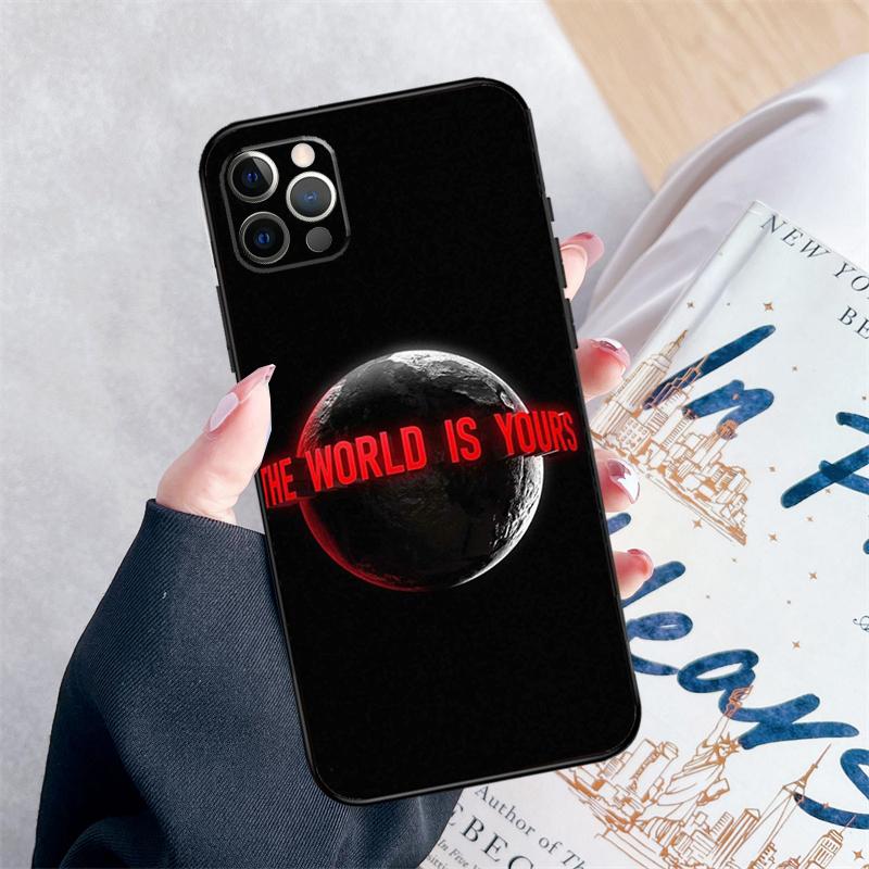 Scarface 1983 Movie Phone Case For iPhone 15 16 Pro Max 11 12 13 Mini 14 Pro Max XR 15 16 Plus 16e Cover Coque