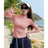 Sunscreen Clothes Yoga Clothes Zipper Fashion Sports Jacket Running Training Long Sleeves Slim Skinny Fitness Top Quick Drying