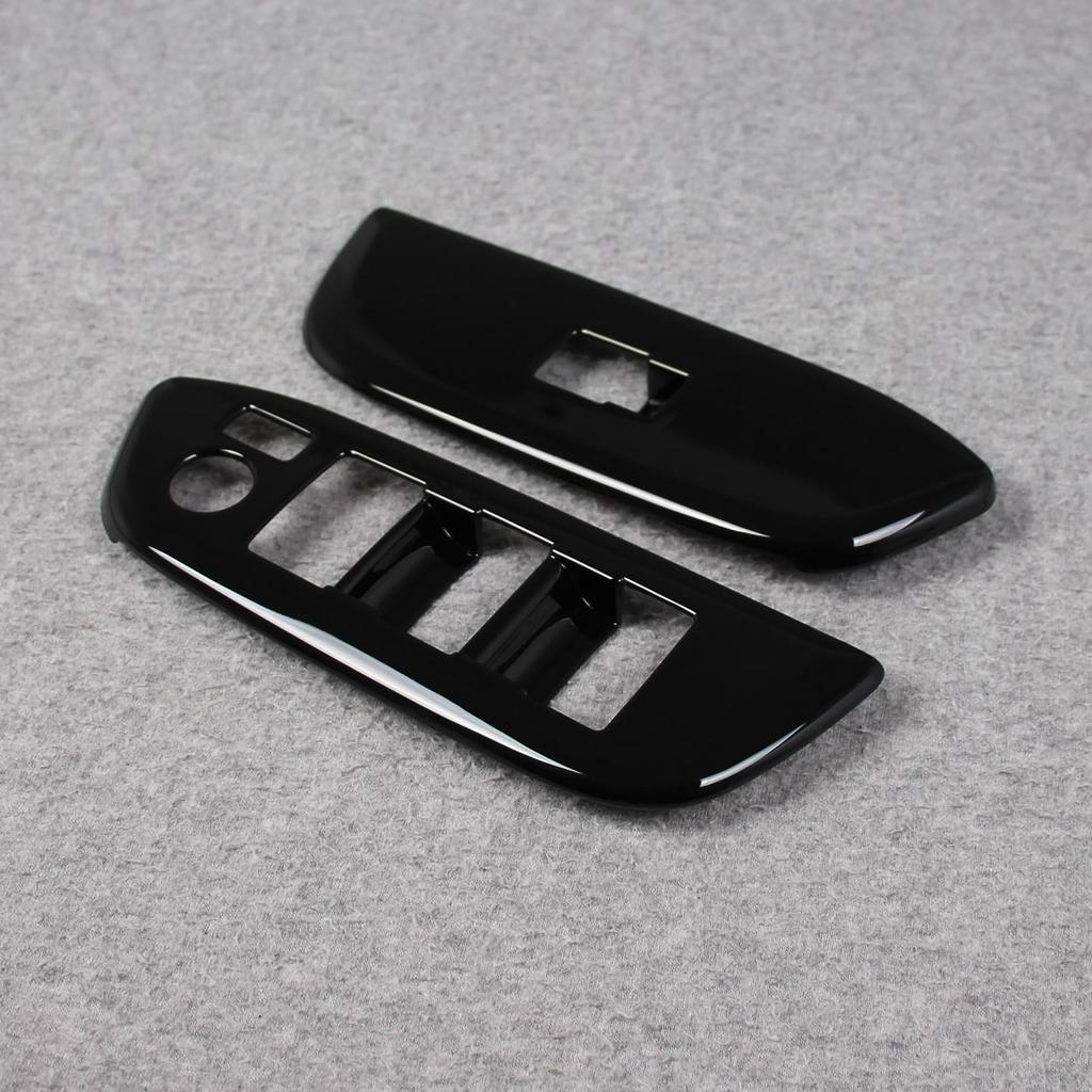 RUIQ Interior Door Window Button Switch Panel Cover Garnish for Toyota Crown Crossover Sport SH35/Crown AZSH36W/AZSH37W (Piano Black)