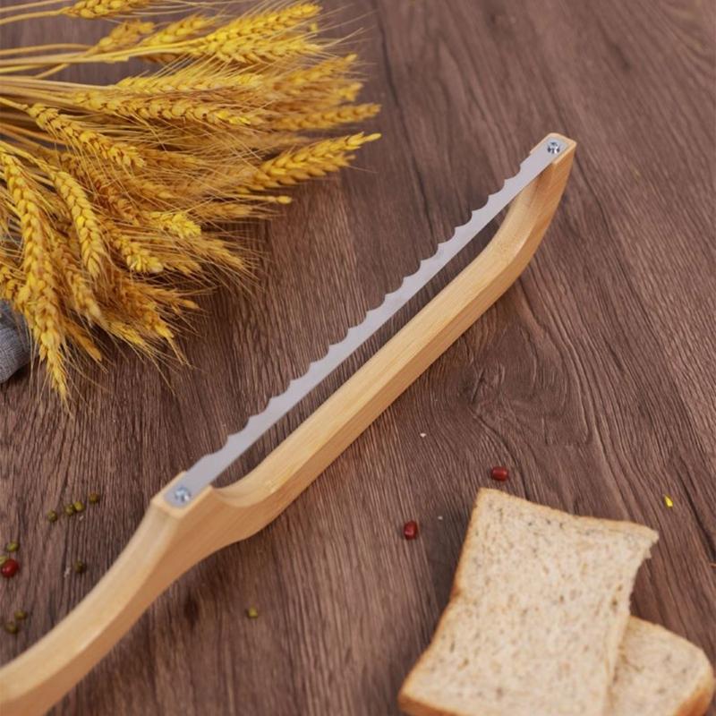 Нож для нарезки хлеба Кухонные хлеборезки Зубчатый нож для нарезки хлеба Инструмент для нарезки домашних буханок, хлеба на закваске и бейглов