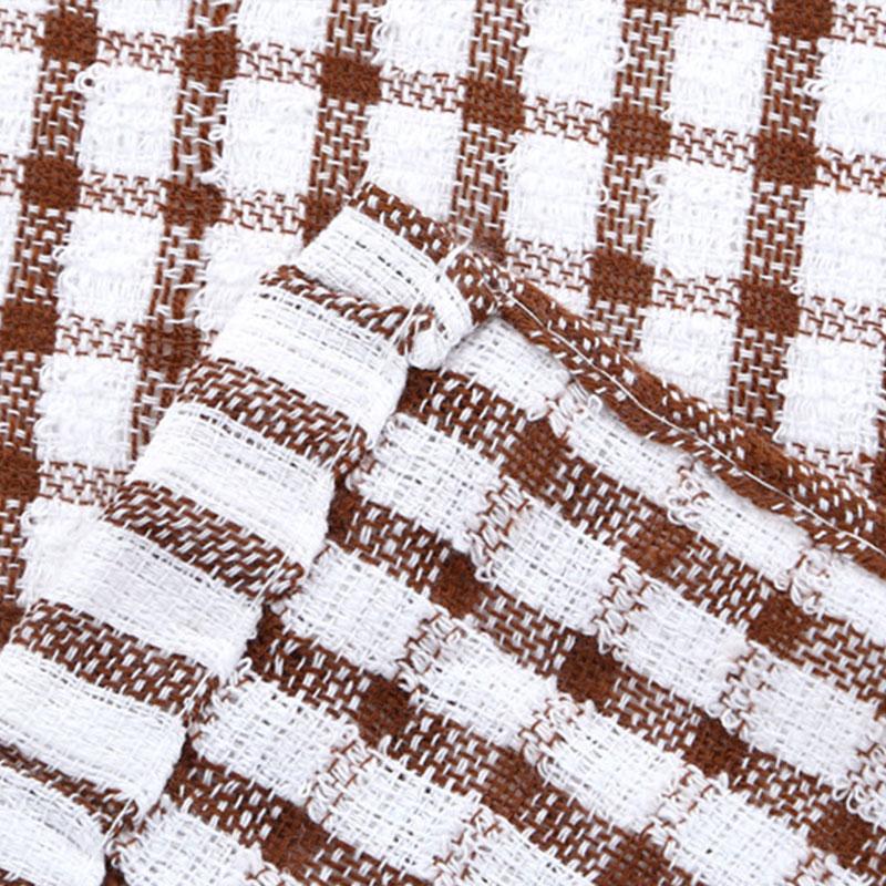 6Pcs Cotton Kitchen Towel Absorbent Clean Dish Towels Kichen Cleaning Supplies