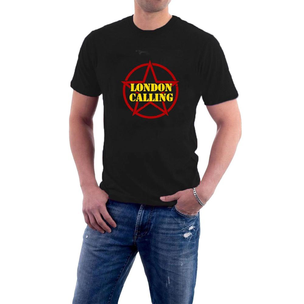 Футболка The Clash London Calling для фанатов панк-рока Звезда от Sillytees