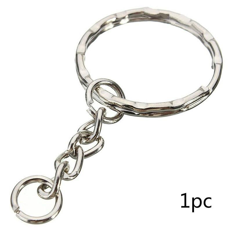 1 Piece New Key Ring Nickel Plated Embossed Keychain Diy Pendant Accessories for Women