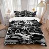 3Pcs Eazye Legacy Collage Bedding Sets For All Sizes New 3D Printed Bed Cover Comforter Duvet Cover Pillowcase Bedroom Decoration