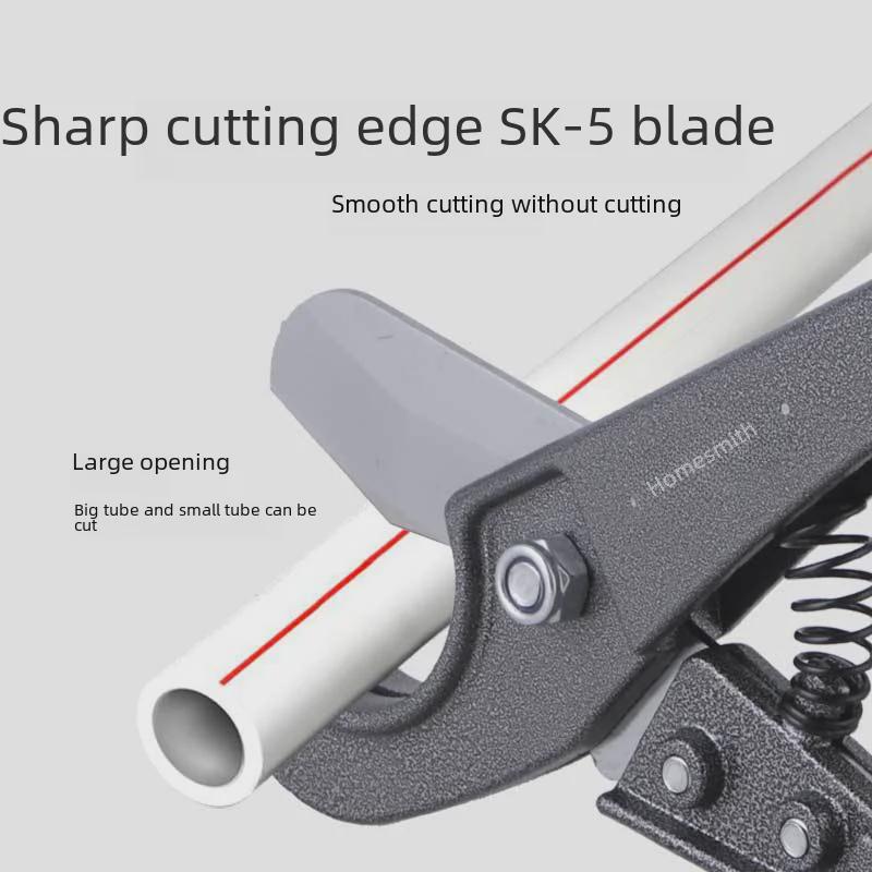 Труборез для ПВХ и ППР труб - инструмент для резки пластиковых водопроводных труб 32 мм/42 мм