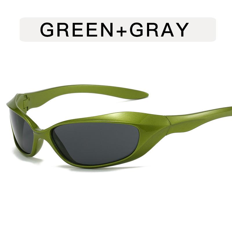 Женские солнцезащитные очки в стиле панк Y2K Стильные антибликовые дизайнерские солнцезащитные очки Женские для сцены Мужские солнцезащитные очки