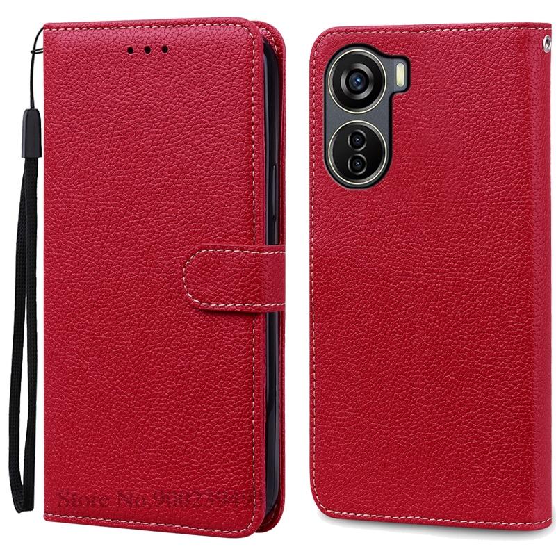 Для ZTE Blade V40 Design Чехол Кошелек Кожаный Чехол-книжка Для ZTE Blade V40 Design Чехол Подставка Книжка Чехол Coque Fundas
