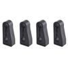 Upgrades 4pcs Car Door Lock Cushions Set Rubber Quiet Car Door Lock Pads Set Noise Reducing Car Door Lock Pads for 308