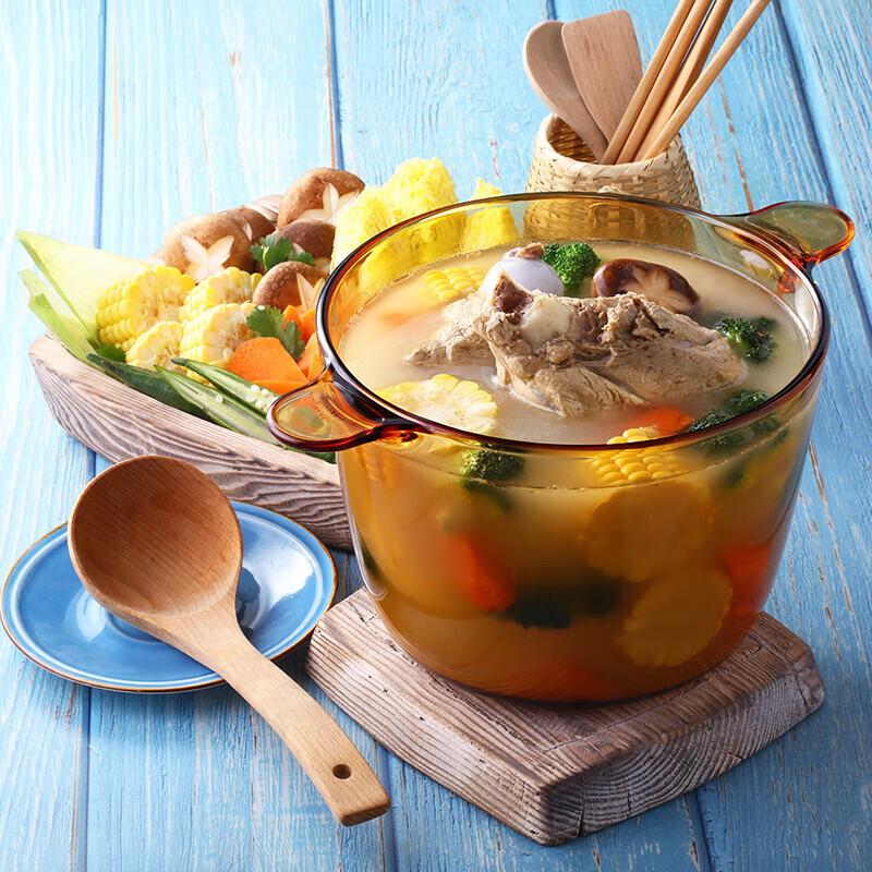 VISIONE Corning Прозрачный стеклянный котелок 3,5 л