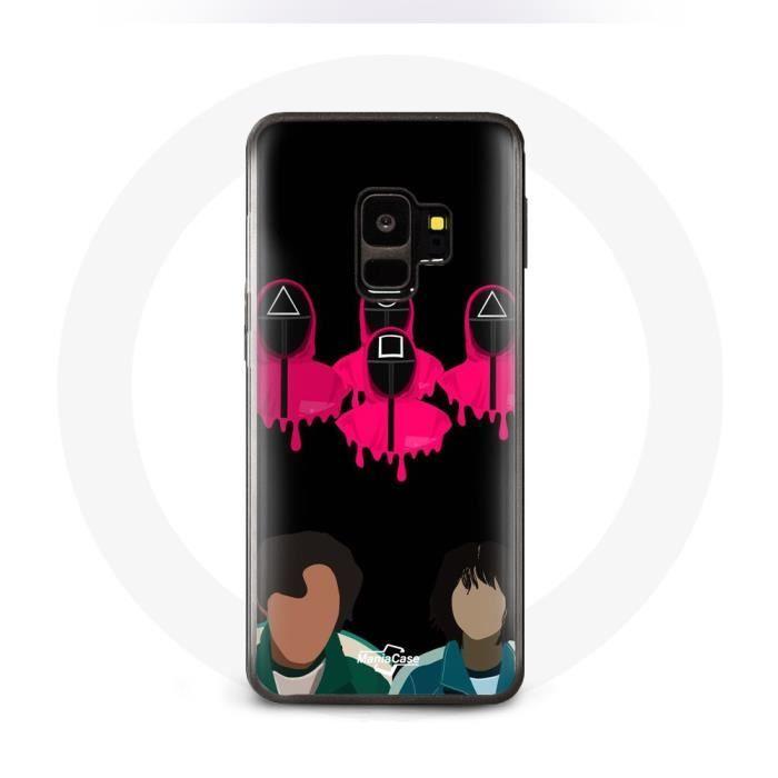 Coque - Samsung - Galaxy S9 - Souple - Noir - Squid Game - Protection