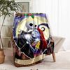 The Nightmare Before Christmas Theme Printed Blanket - Perfect for Couch, Bed, Travel & Outdoor Use | Machine Washable, Cozy & Durable.