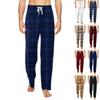 Men's Knitted Fashion Print Drawstring Casual Pants Pajama Pants
