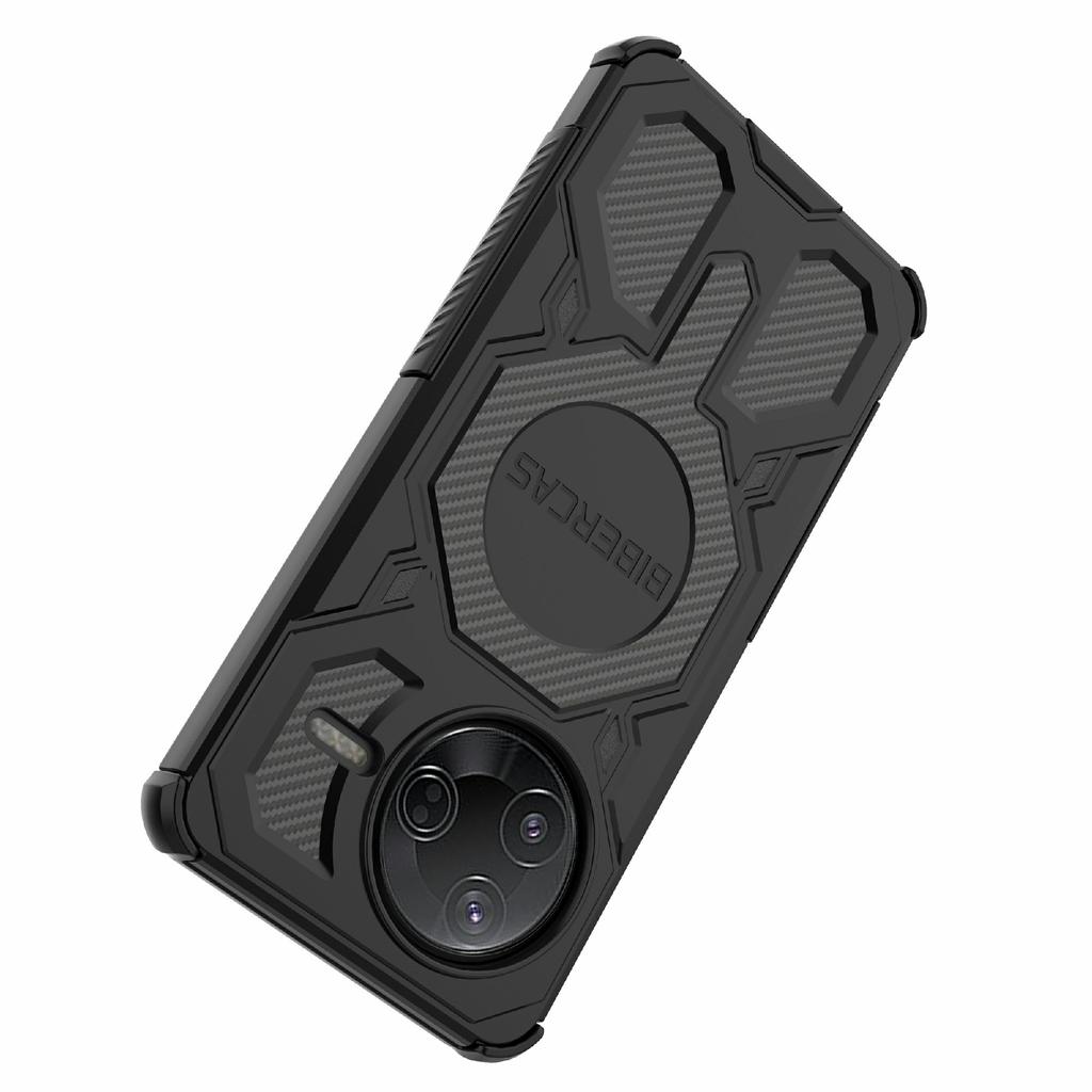 BIBERCAS J-16 Series For Xiaomi Redmi K80 5G/Poco F7 Pro 5G Case Compatible with MagSafe Anti Drop TPU+PC Phone Cover