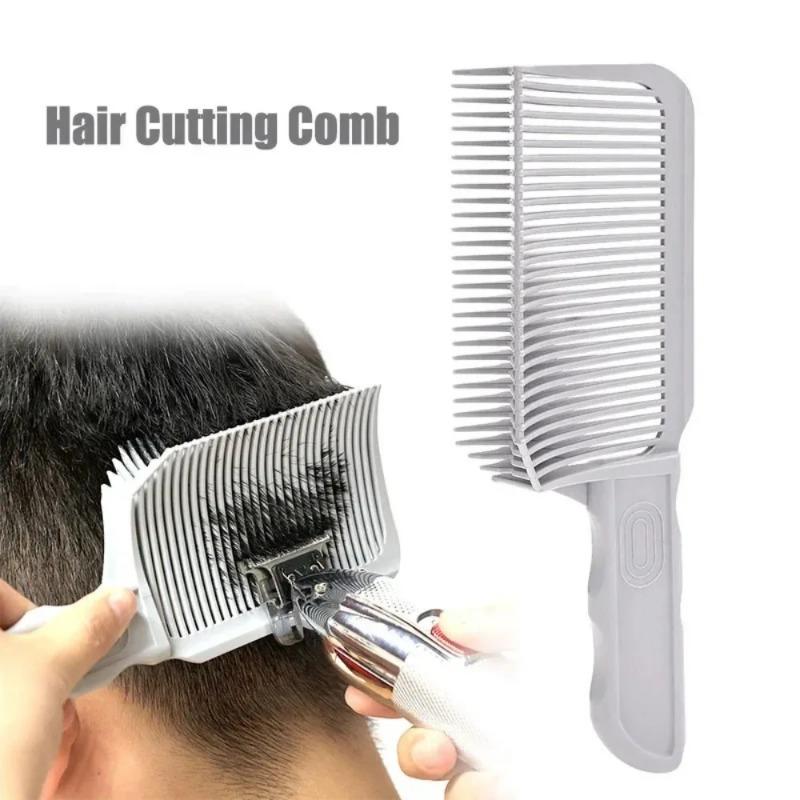 Barber Fade Combs Hair Cutting Tool for Gradient Hairstyle Comb Flat Top Hair Cutting Comb for Men Heat Resistant Fade Brush