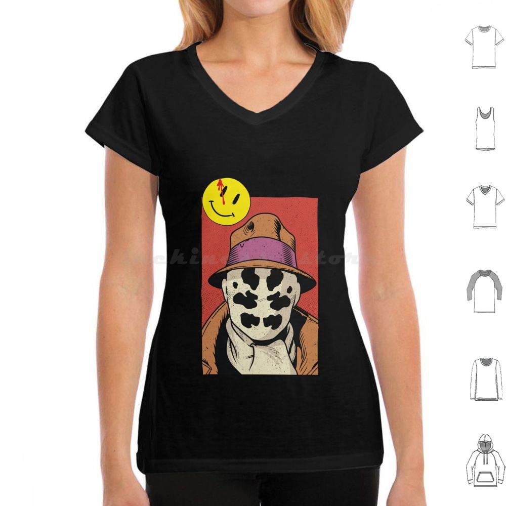 WatchmenRorschach T Shirt 6xl Cotton Cool Tee Rorschach Watchmen Comics Vintage Classic Retro Textured Comic Walter Joseph