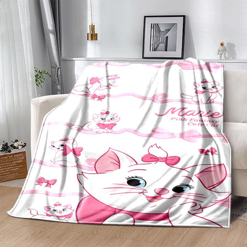 1pc Marie Printing Blanket - Soft, All-Season Throw for Living Room, Bedroom,Travel