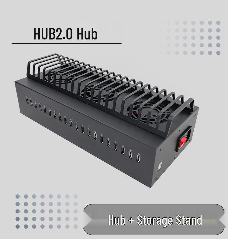 Настольный USB-хаб для зарядки: Многопортовый разветвитель с 20/40/60 портами