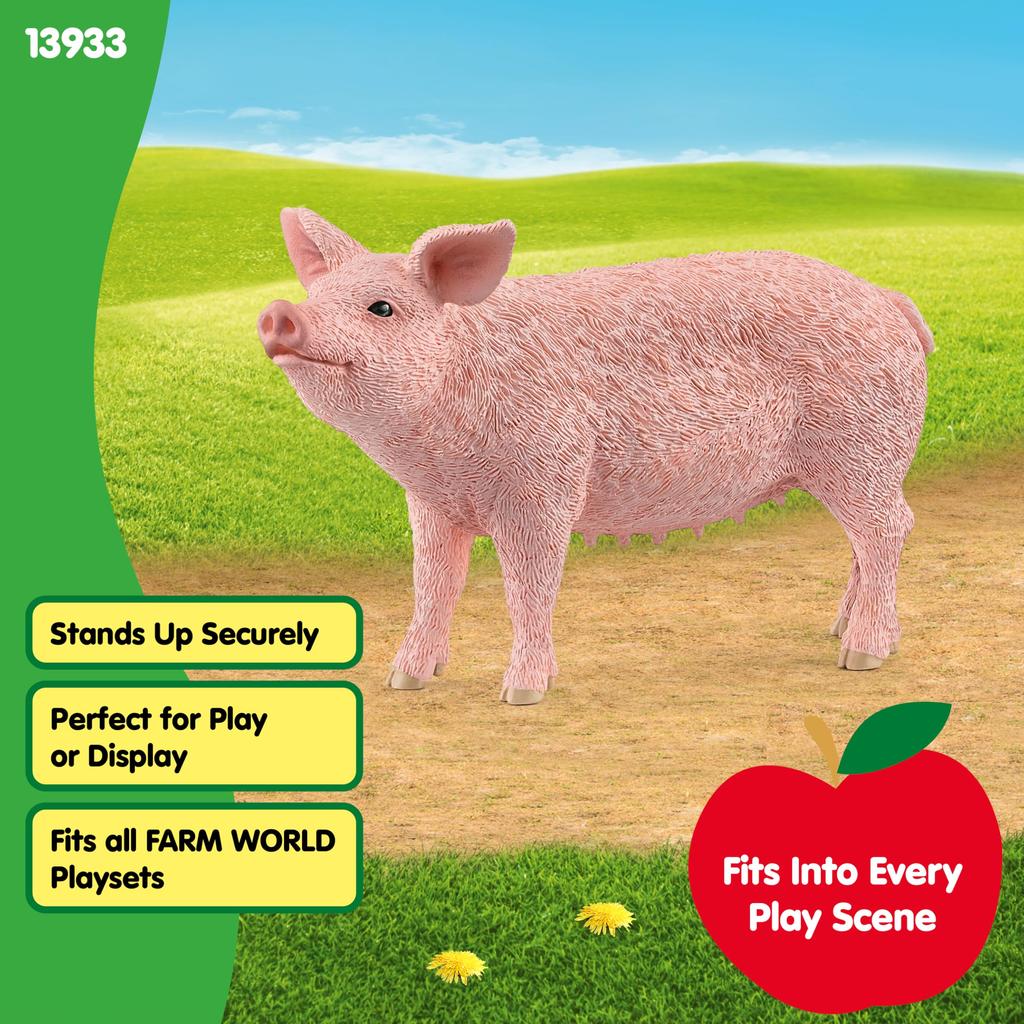 Schleich Ферма Мир Свинья 13933