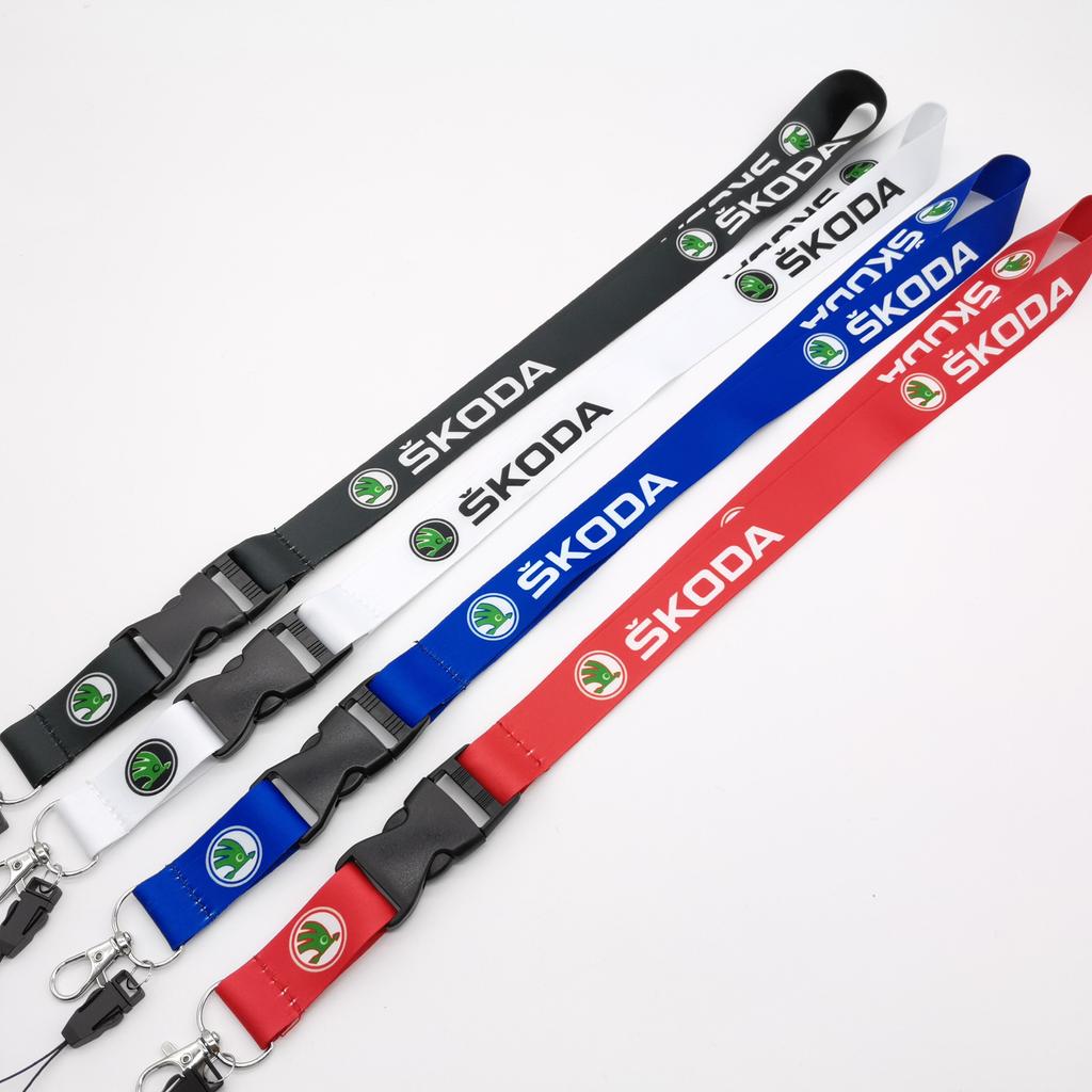 JKFB8 Car KeyChain Phone Lanyard Rope Decoration for Skoda Yeti Superb Kamiq Karoq Kodiak Fabia Tour Kodiaq Octavia A7 RS VRS 2025