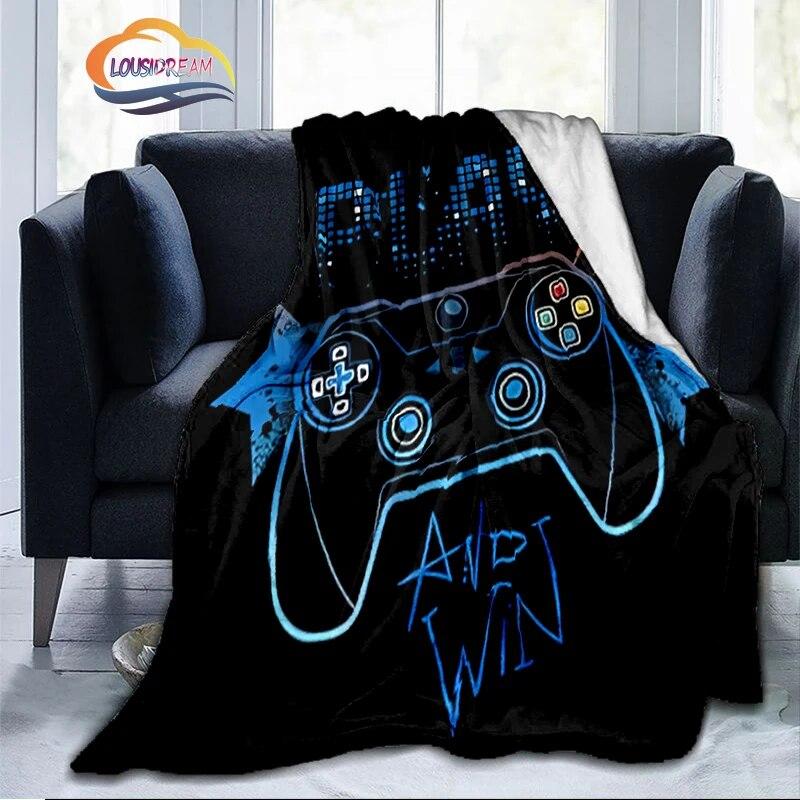 Игровое одеяло, игра, ручка видеоконтроллера закончена и начинается «Четыре сезона универсальных»