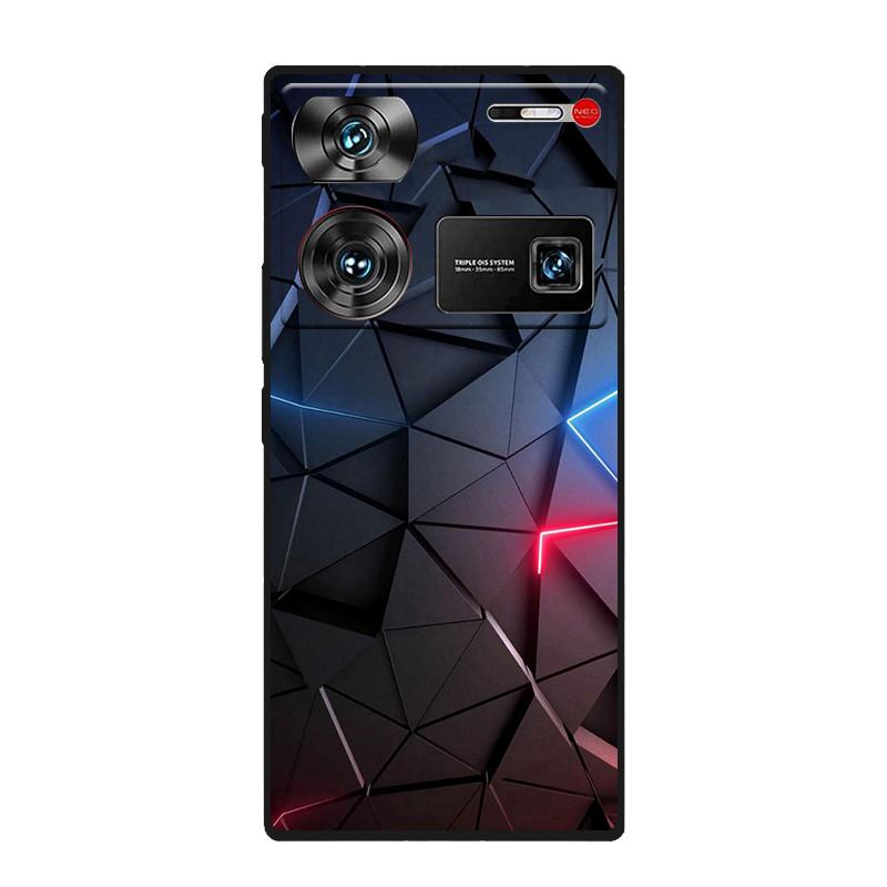For ZTE nubia Z60 Ultra Case Silicone Luxury Space Soft Bumper for Nubia Z60 Ultra 5G NX721J Phone Cover TPU Funda Fashion Bag