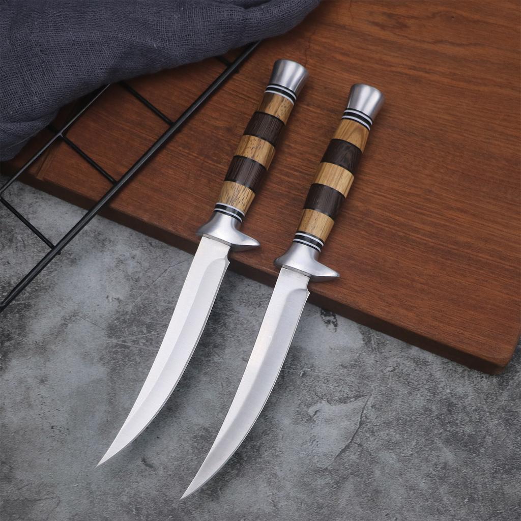 Нож для обвалки Универсальный нож шеф-повара для очистки овощей с чехлом Филетирование рыбы Японский нож для суши Нож для лосося Охота Рыбалка Тесак