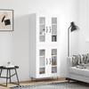 VidaXL Highboard White 69.5x34x180 Cm Engineered Wood 3198305