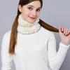 DOYOUKNOWMC 25FW Natural Rex Fur Ivory Neck Warmer