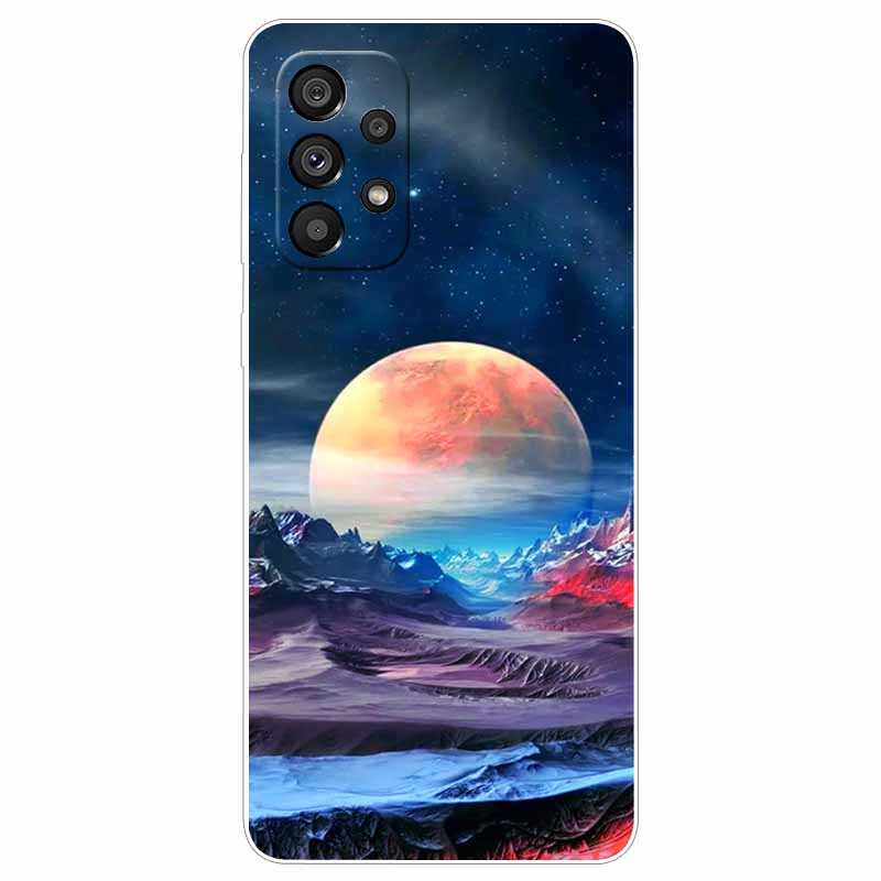 Чехол для Samsung A33 5G 2022 ТПУ Мягкий Печать Прозрачный Тонкий Силиконовый Чехол-бампер для Samsung GalaxyA33 5G Чехлы Para Shell A 33 5G