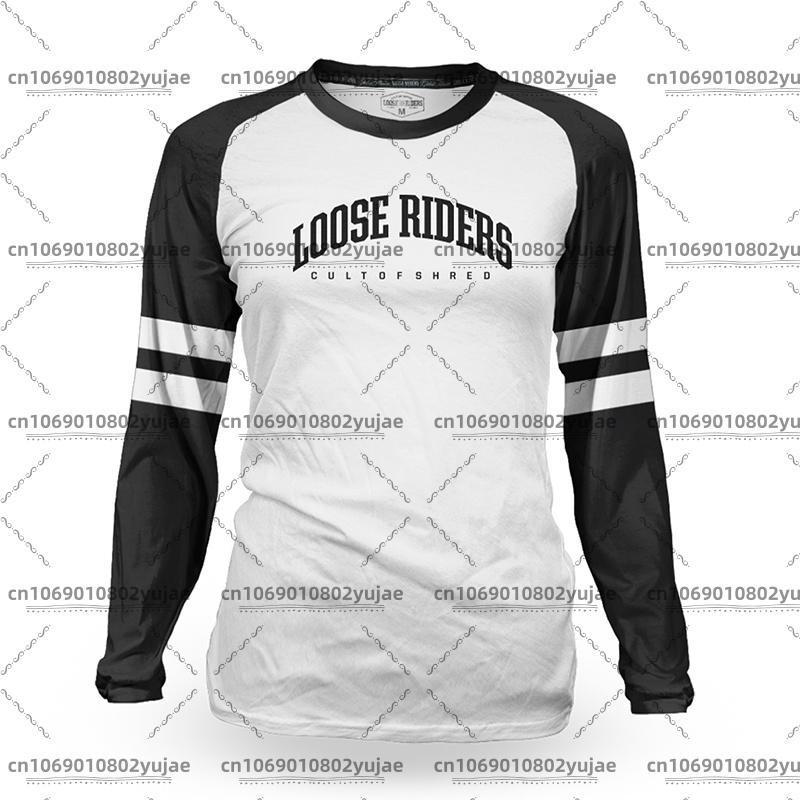 Женские футболки для МТБ Свободная Rider Mtb Рубашка BMX Горный Велосипед Jersey DH Мотокросс Downh Футболка с длинным рукавом
