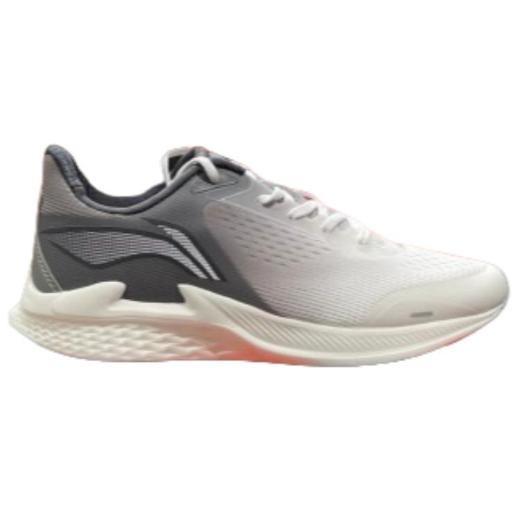 Li Ning Нескользящие Низкие Повседневные Беговые Кроссовки Мужские Бело-Серые ARMT029-7