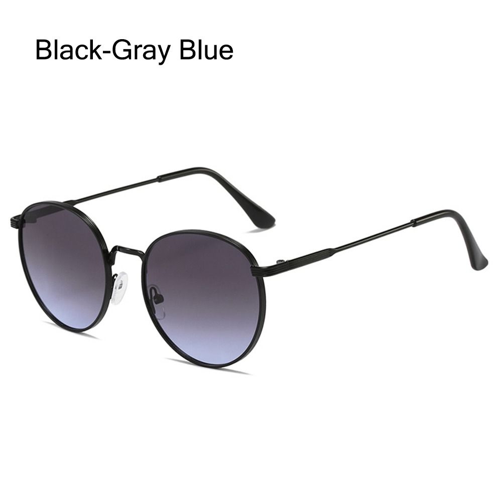 Vintage Metal Frame Sun Glasses UV Protection Hippie Glasses Trendy Round Sunglasses  for Women Men
