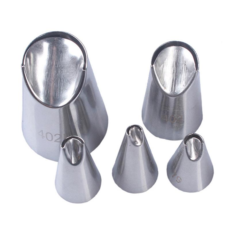 5 шт./компл. насадки для хризантемы, насадки для глазури, кондитерские насадки, кухонные инструменты для торта