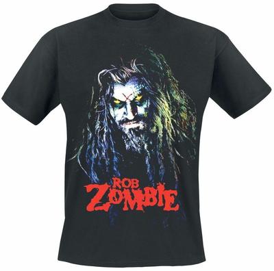Футболка унисекс Rob Zombie Hell Billy Head в стиле рок-н-ролл