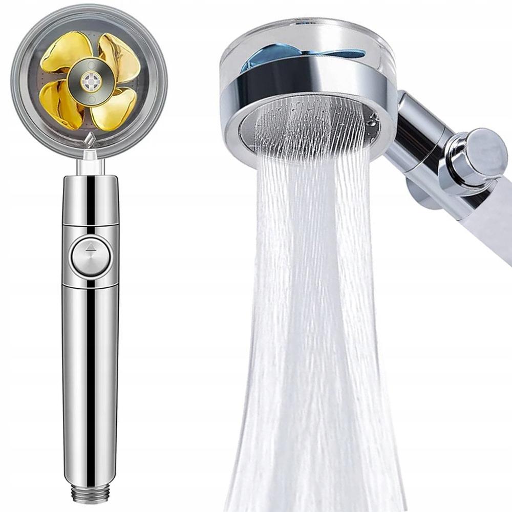 Shower Head with Turbine (100) Gab_A