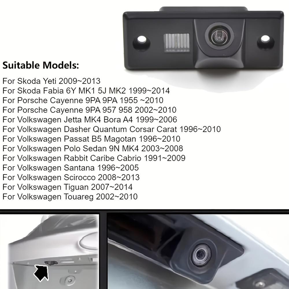 Special License Plate Light Reverse Camera with Clear Visibility, Design,Fit for VW/Skoda, Vehicle Security Camera