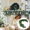 2M Faux Greenery Garland Real Touch Winter Pine Garland Lifelike Artificial Pine Garland Holiday