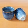 Пара чашек в подарочной упаковке, стильная чашка для супружеской пары цвета индиго, сделанная в Японии