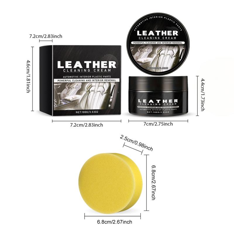 Car Leather Conditioner 100g Leather Balm Repair Balm Restores Leather Surfaces Leather Restorer For Purses Shoes Furniture Car