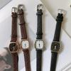 Women Quartz Watch Ladies Watch Vintage Square Dial Faux Leather Strap Lady Quartz Wrist Watch Casual Clock Wristwatches