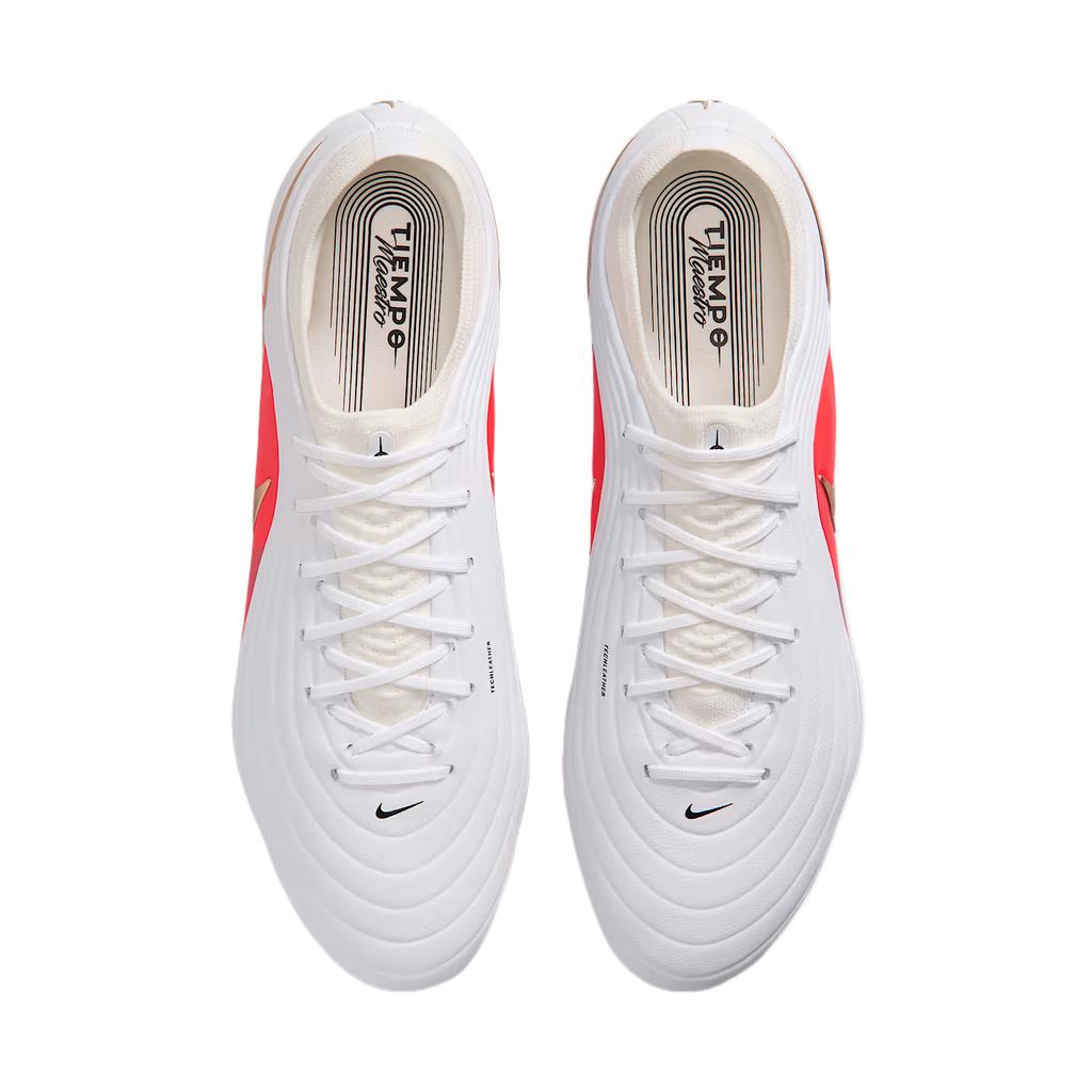 Nike Tiempo Maestro Elite AG Low Белый Ярко-Малиновый Размытый Унисекс Шиповки Черный IB4469-100
