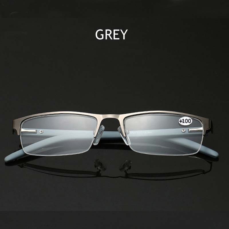 Трендовые очки для чтения из титанового сплава TR90, деловые очки для дальнего видения для мужчин