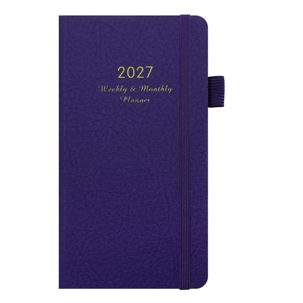 A6 2027 Schedule Planner Notepad Lightweight Office Work Planner To-do List Notebook Yearly Record