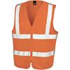 SAFE-GUARD by Result Unisex Adult Zipped Hi-Vis Vest