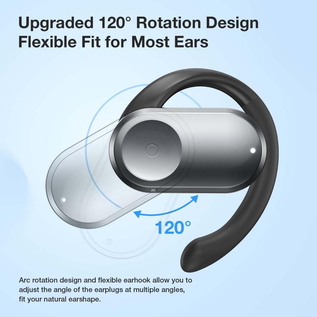 Открытые наушники Deep Bass Hifi Audio Earbuds Беспроводные наушники с микрофоном Bluetooth V5.3 Спортивные наушники