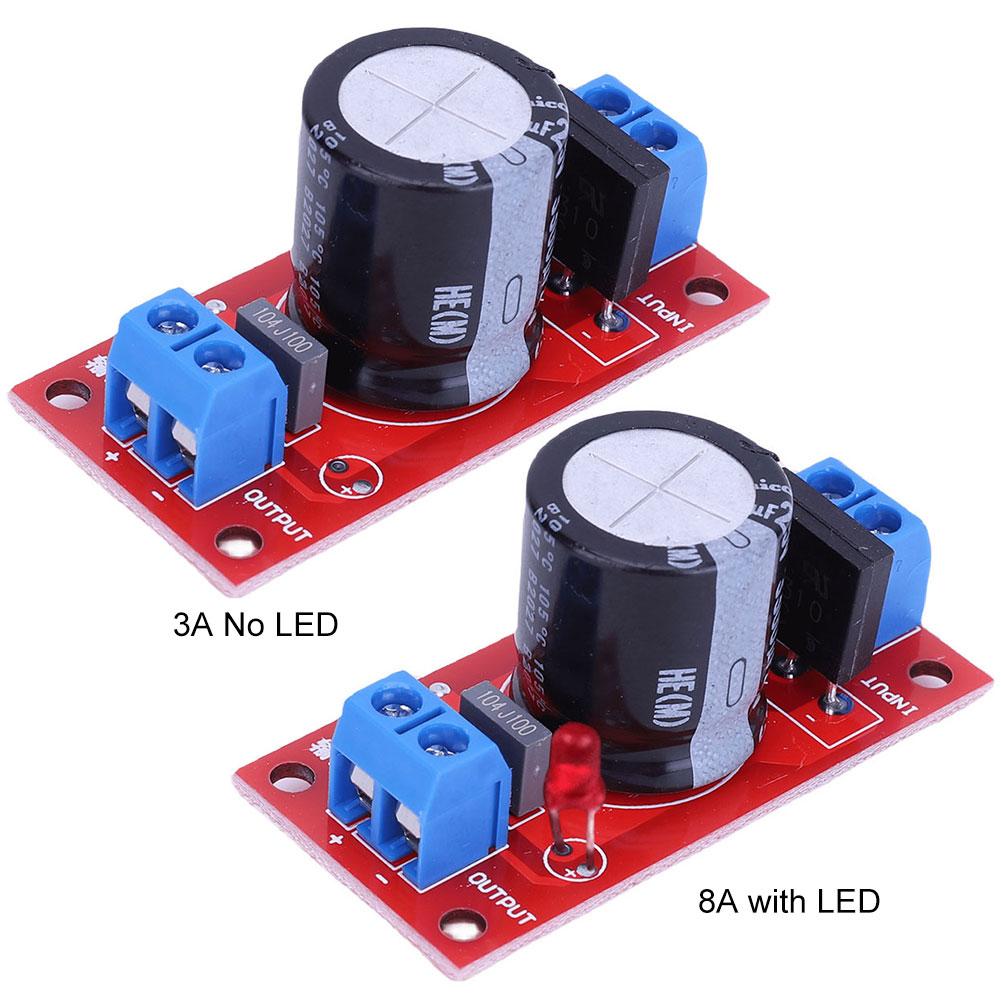 Rectifier AC To DC Transformer Rectifier Filter Power Supply Board with LED Indicator AC To DC Single Power Supply Board