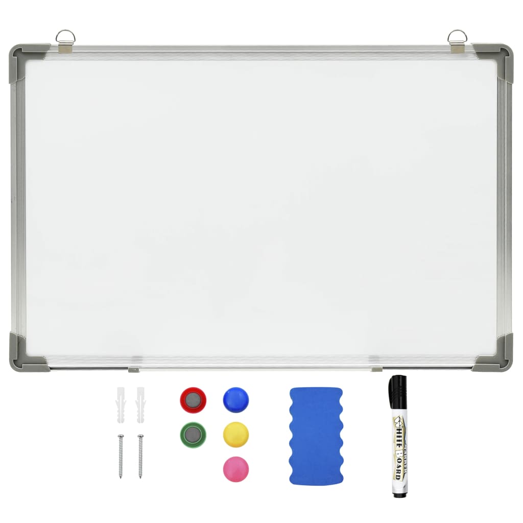 Magnetic Whiteboard White 60 x 40 cm Steel